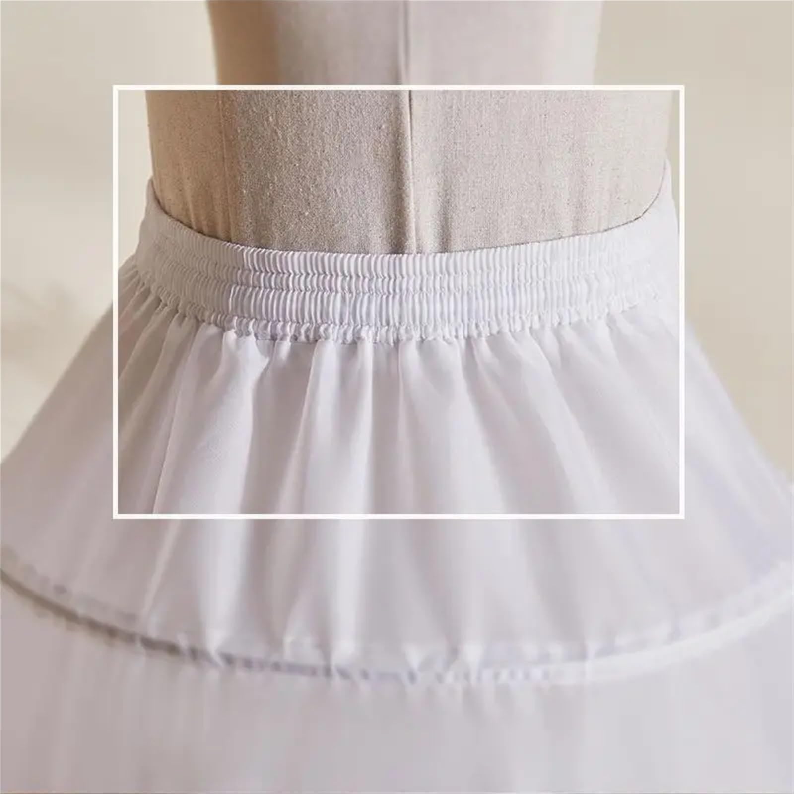 Jupons de mariée Blancs Grande Taille 3/4/6/8 cerceaux, Accessoires for Robe