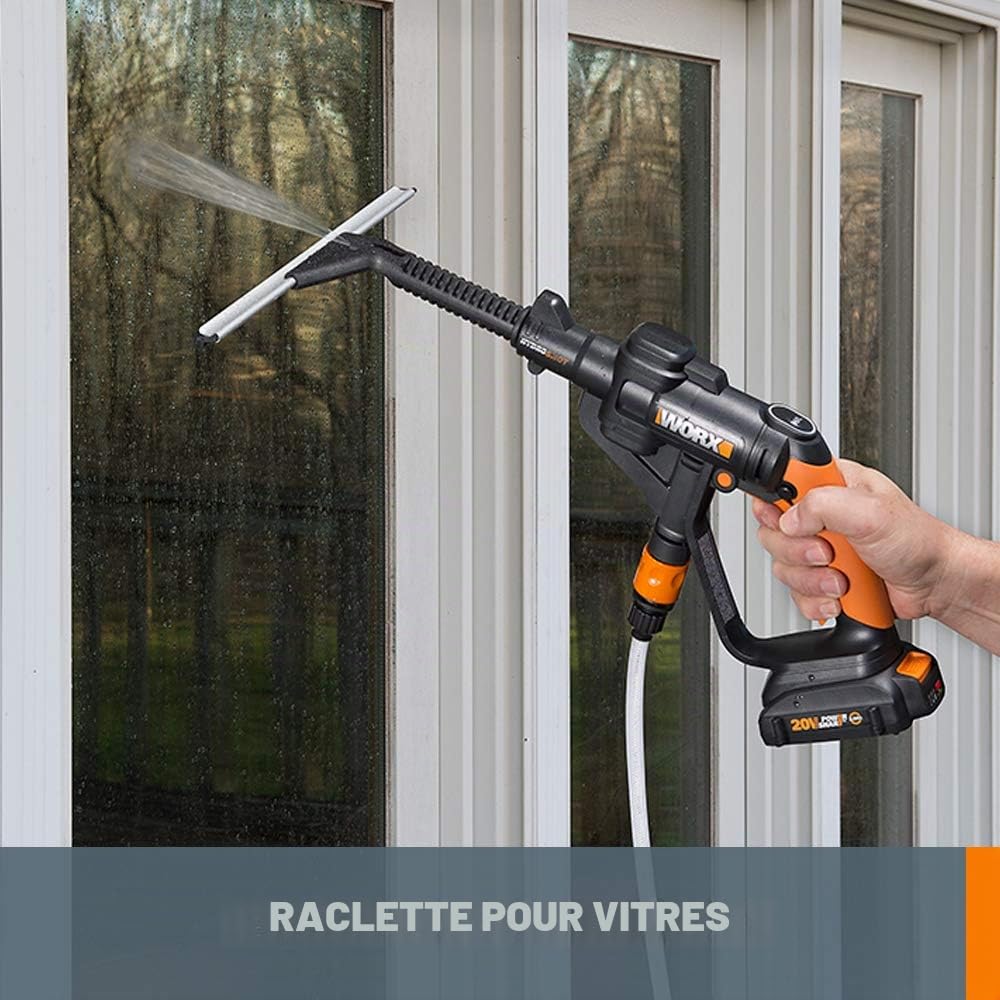 WORX Hydroshot Deluxe WA4072 kit d'accessoires de Nettoyage