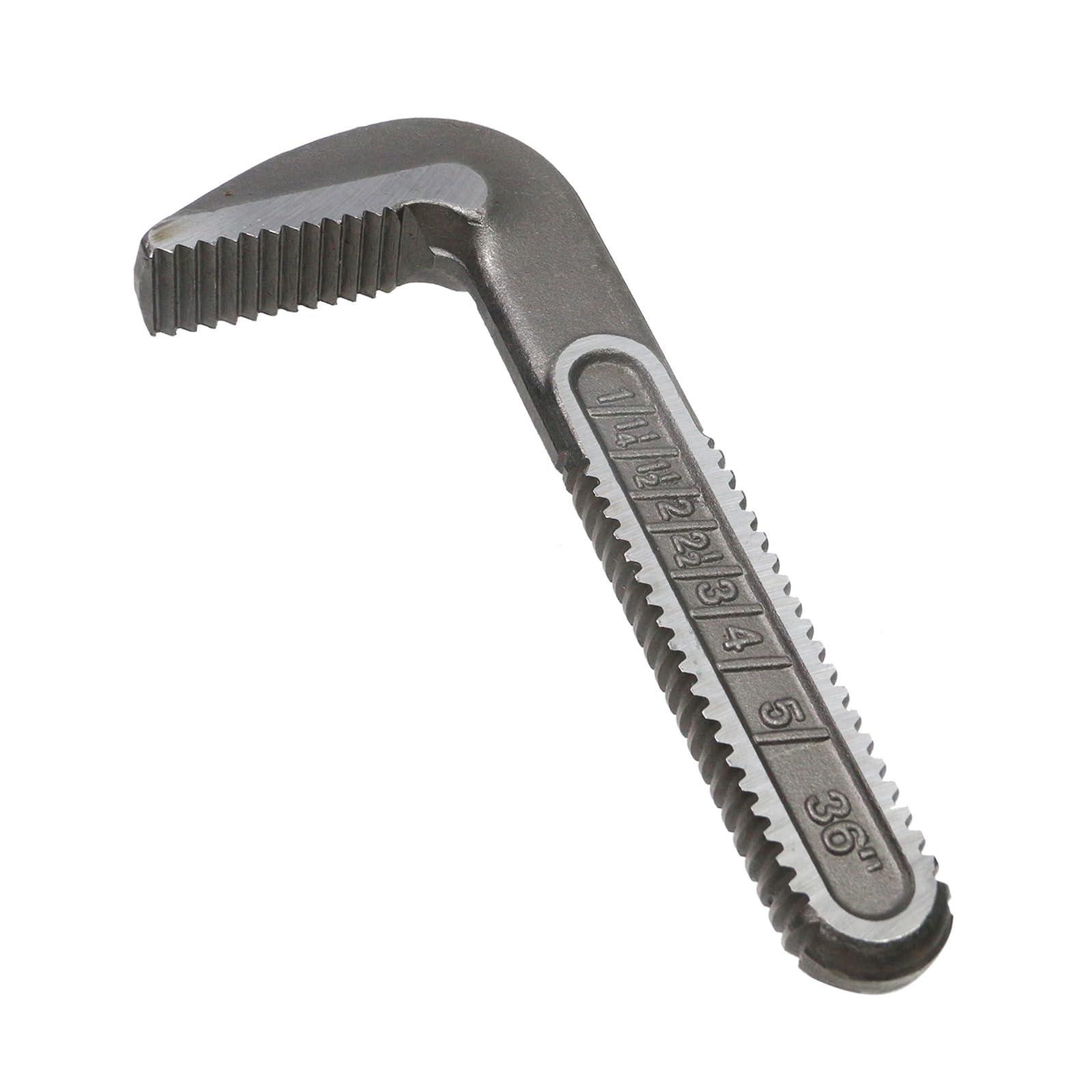 Nicerity Pipe Wrench Hook Jaw 36 Inch Plumbing Wrench Replacement Jaws Carbon Steel for Adjustable Wrench (Silver)