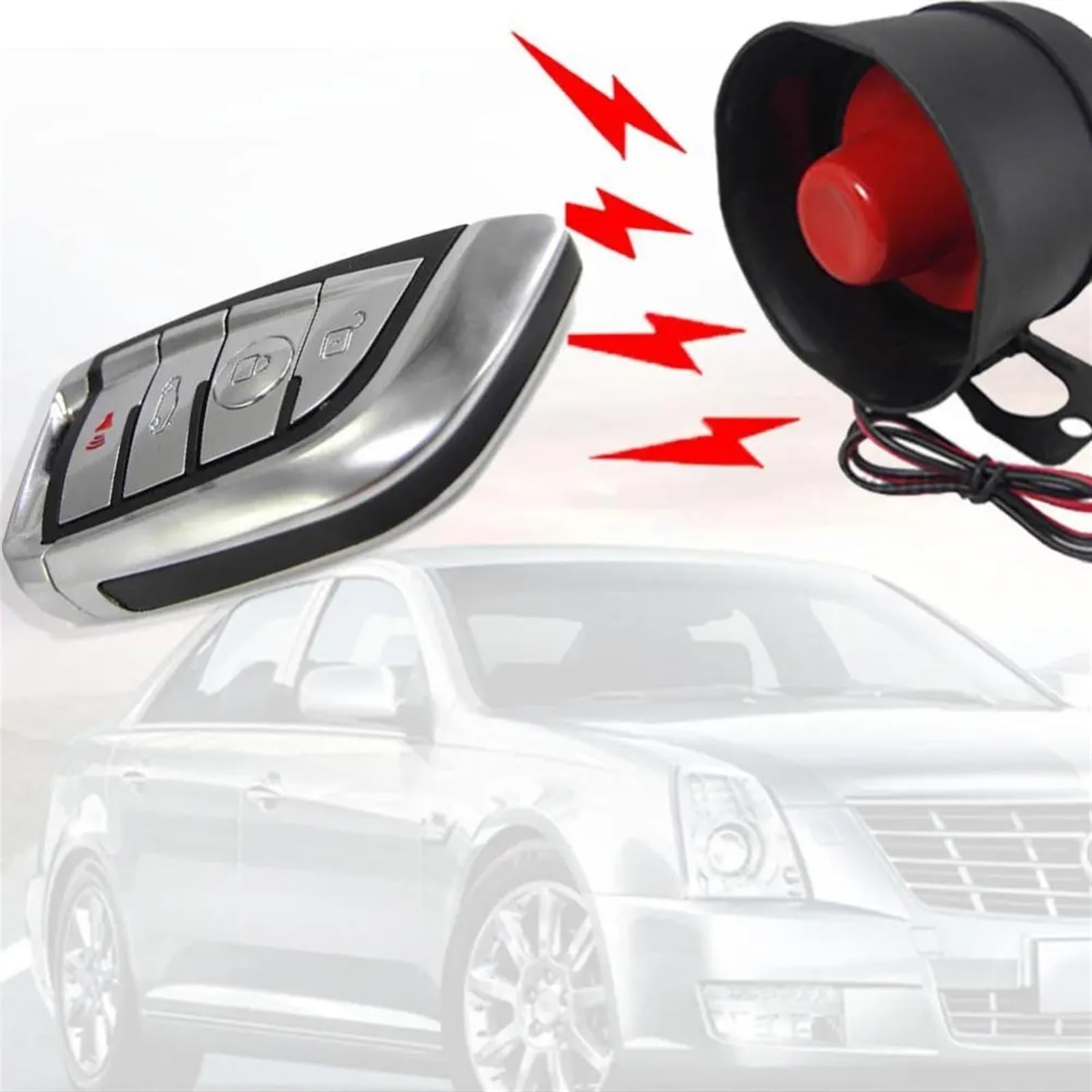 Système antivol de Voiture à Vibrations universelles, Dispositif d'alarme Automatique, Accessoire Protection sécurité Automobile Installation Facile et Large compatibilité