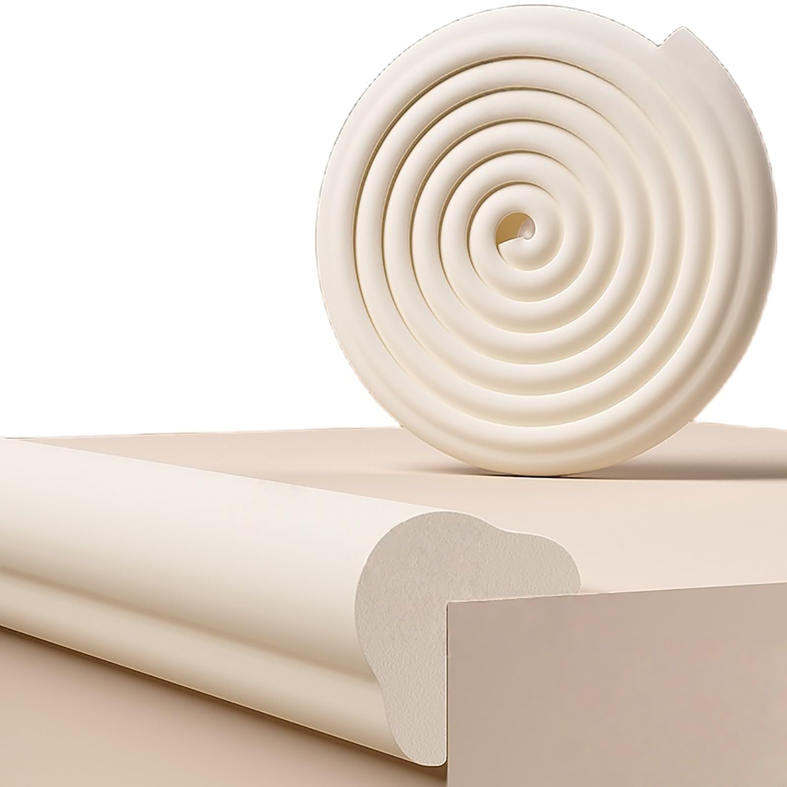 Furniture Edge corner protector, Self-Adhesive Foam Edge Protectors & Bumpers For Furniture & Sharp Multicolor 2-10m(L white,4m/13.1ft)