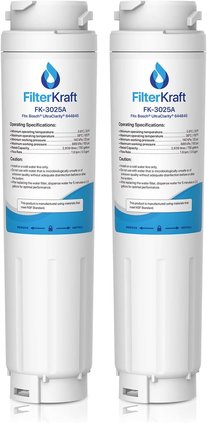 FilterKraft FK3025A Compatible Fridge Freezer Internal Water Filter