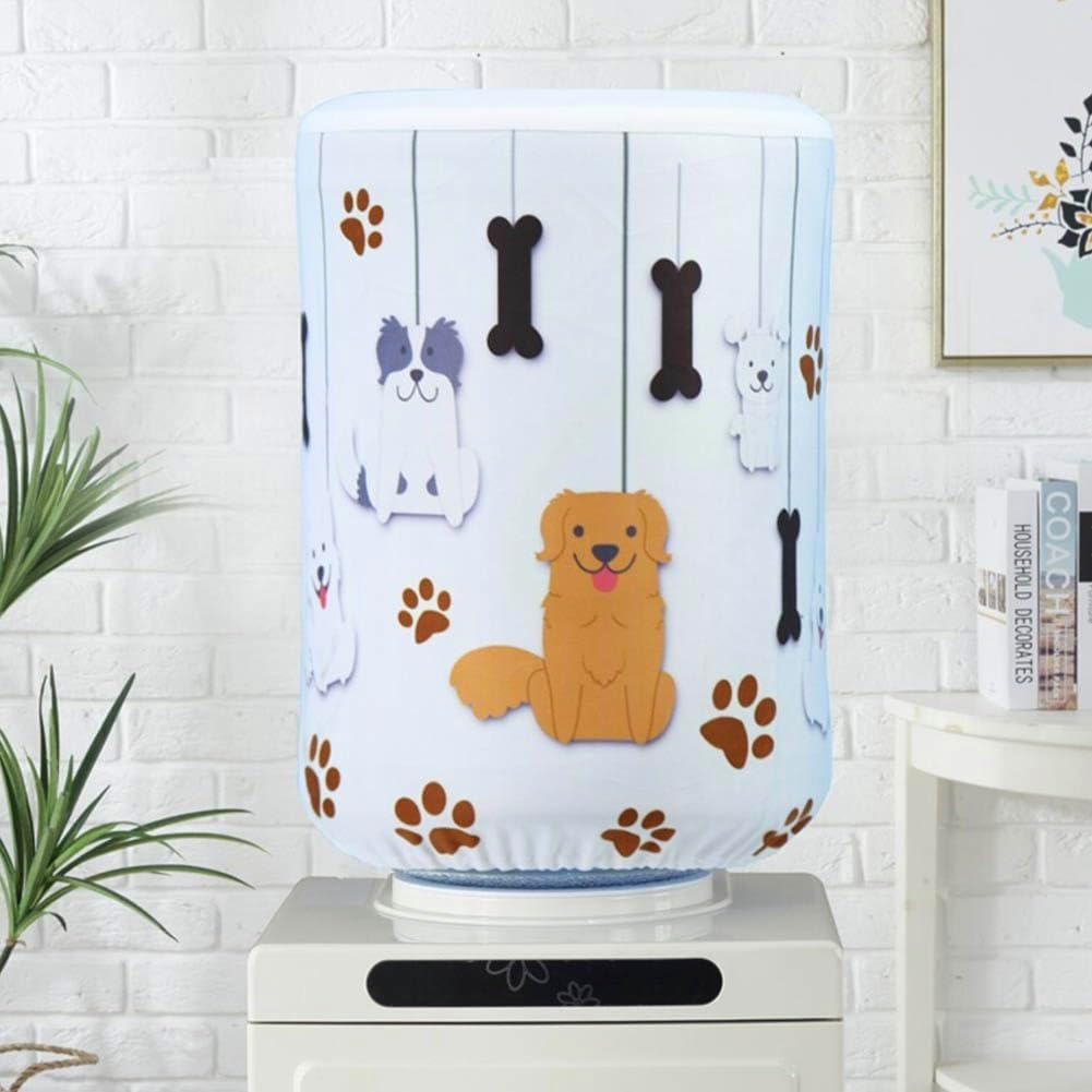 BAOZOON 5 Gallon Water Dispenser Barrel Dust Cover Durable Water Bucket Protective Covers for Water Cooler Reusable 5 Gallon Water Bottle Cover Sleeve for Home Office(Puppy) image 3