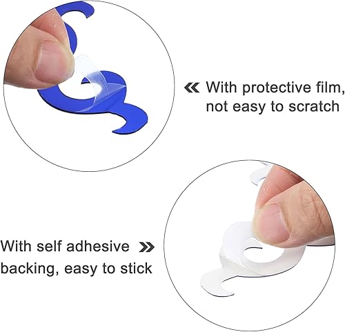 Miniatura 3 de uxcell 16 calcomanías autoadhesivas para espejo de pared, 5.9 in x 5.9 in, acrílico, espejo hueco, patrón de apliques para decoración de pared de