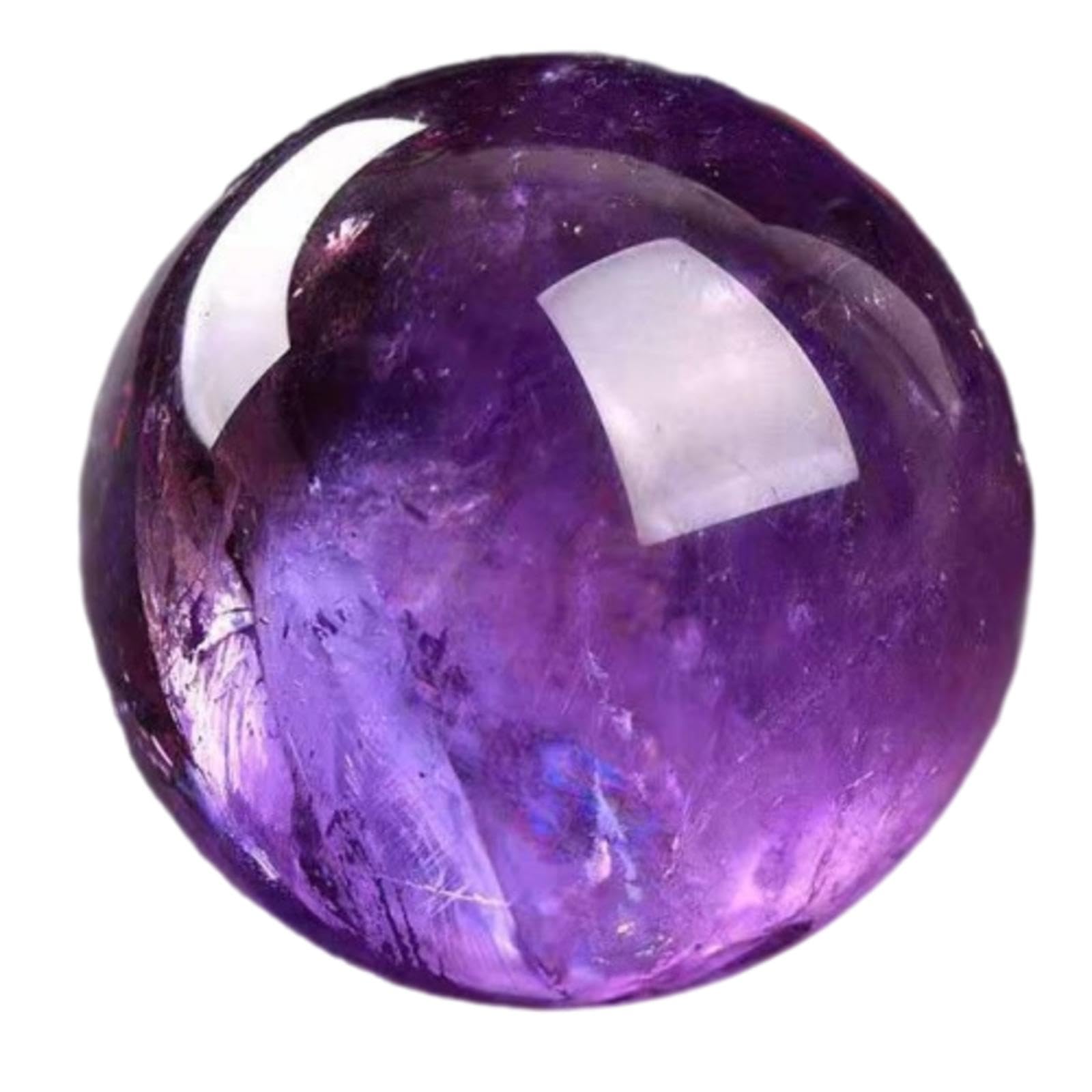 MDBJTCYZN Amethyst Crystal Sphere Ball Stone Stones, ball-20~23mm