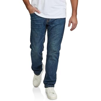 TOM TAILOR Jeans Men's Stretch Straight Fit Marvin Jeans Trousers Denim