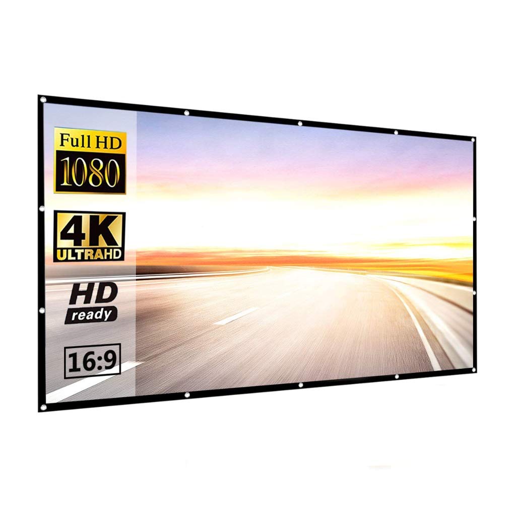 Écran de cinéma extérieur 84" en polyester pour vos soirées projection d'été - 8