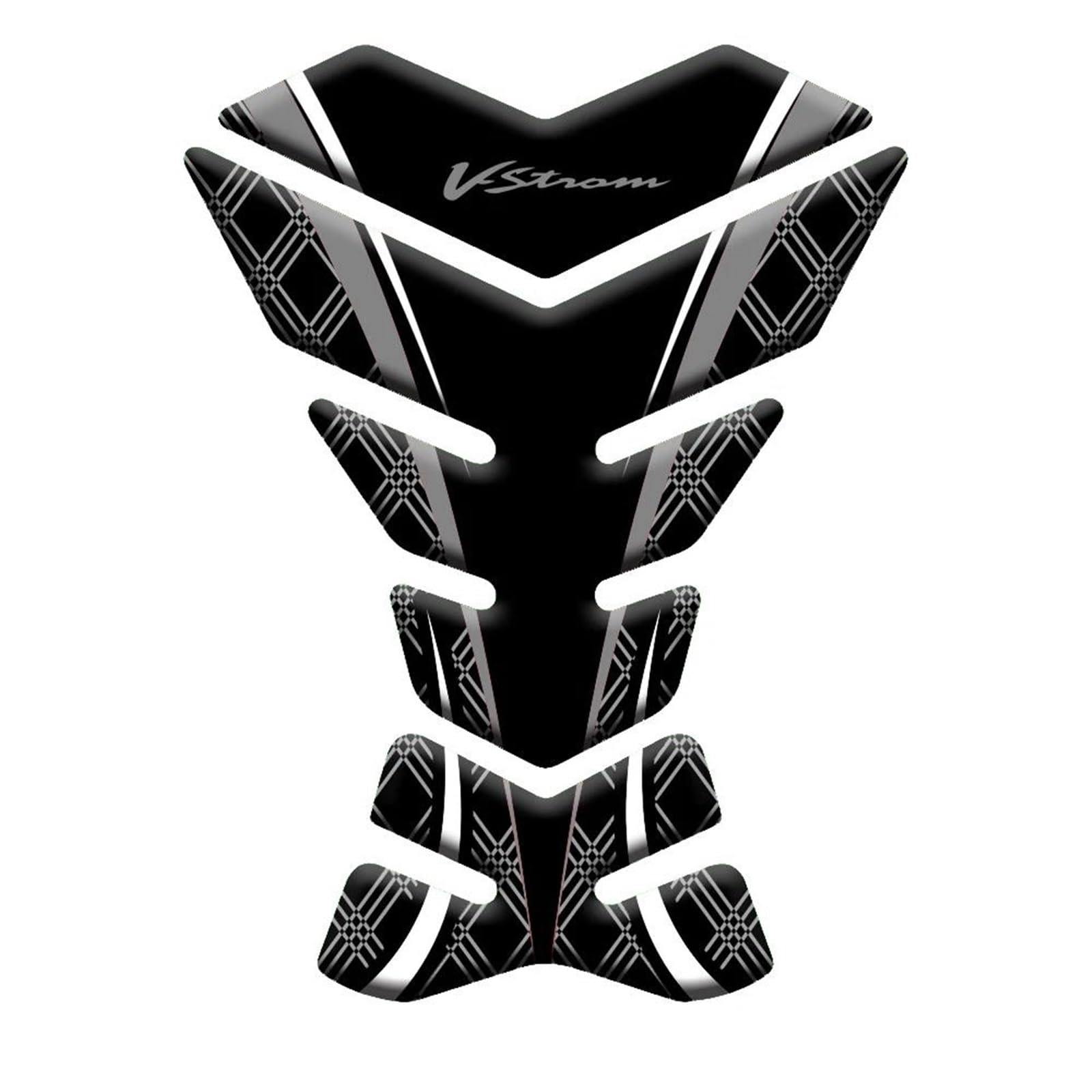 Gas Fuel Tank Pads Motorcyclev Fuel Tank Sticker for Suzuki V-Strom 650 DL650 V-strom650 DL VStrom Gas Protector Pad Fish Bone Decal Motorbike Protection Stickers(Color 24)