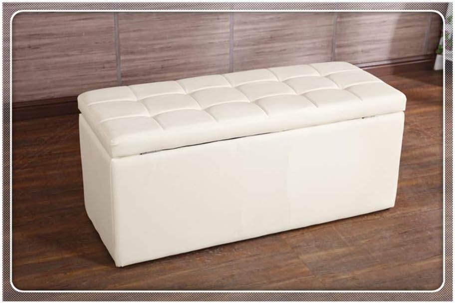 Sxrkrcyy Blanket Box Bench, Folding Ottoman Storage Box