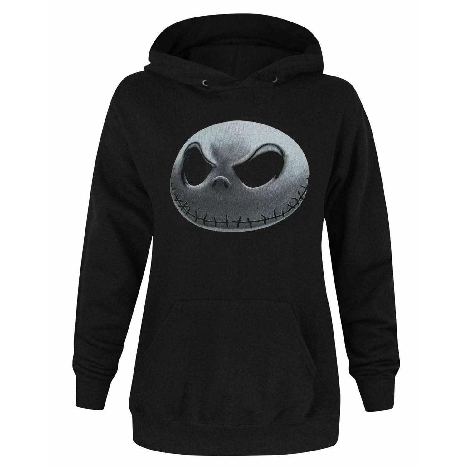 Absolute Cult Women's Black Disney The Nightmare Before Christmas Logo Hoodie Large