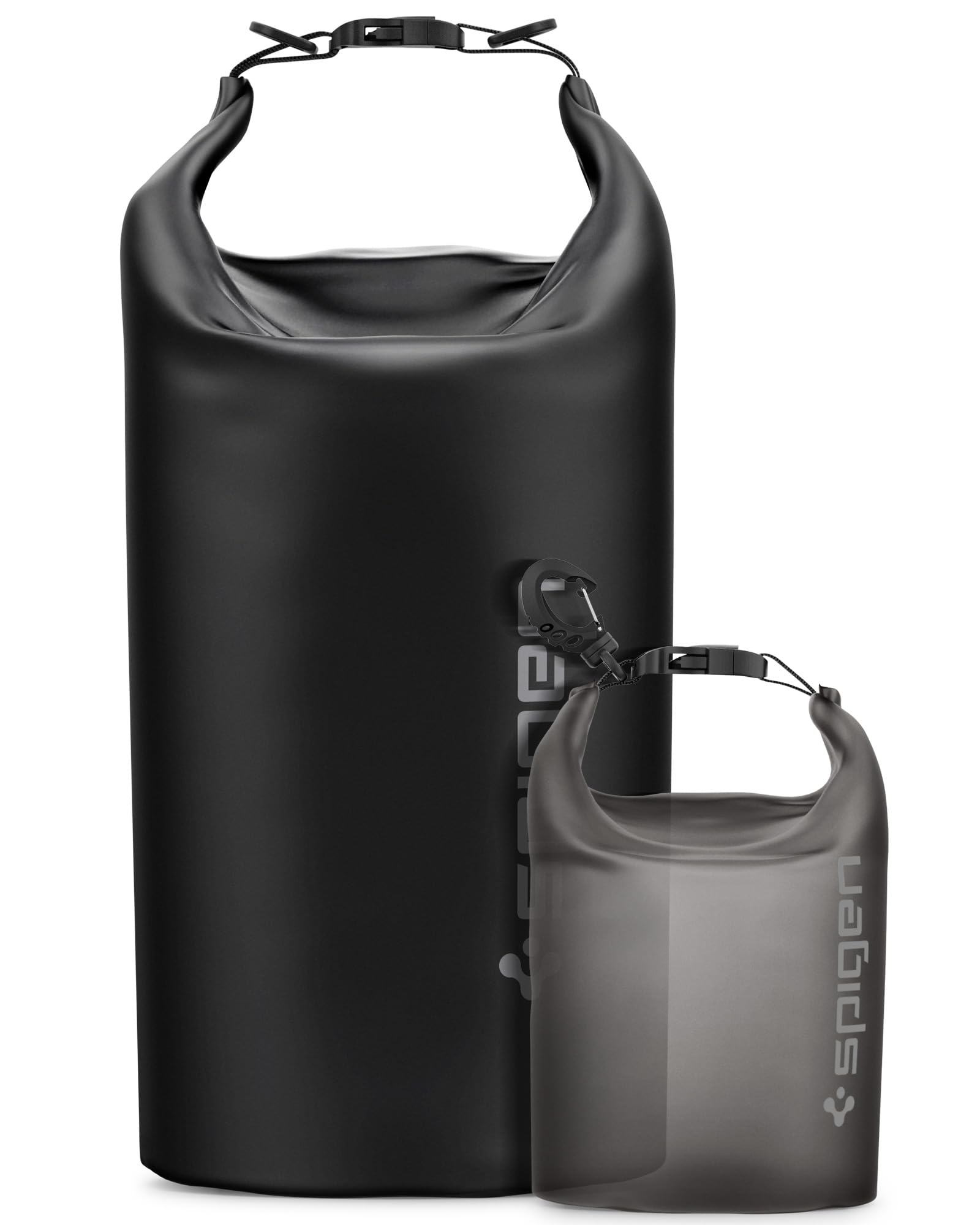 Spigen Aqua Shield wasserdichte Tasche Set [20L+2L] Dry Bag wasserfester Rucksack Beutel für Strand Schwimmen Camping Bootfahren Kajakfahren