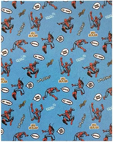 Primark Home Marvel Superheroes Spiderman Blanket - The Avengers - Super Soft Fleece Lined, Officially Licensed Disney Blue