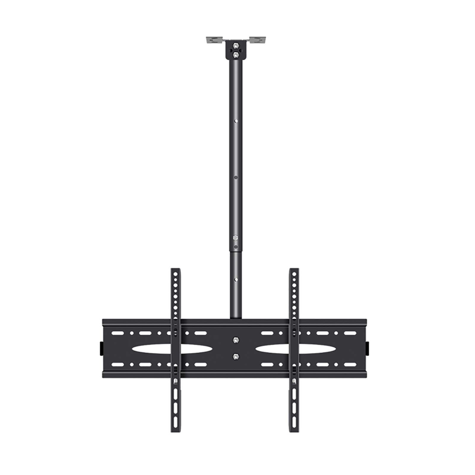 Support TV mural robuste télescopique inclinable pivotant 2,5 m pour grand écran