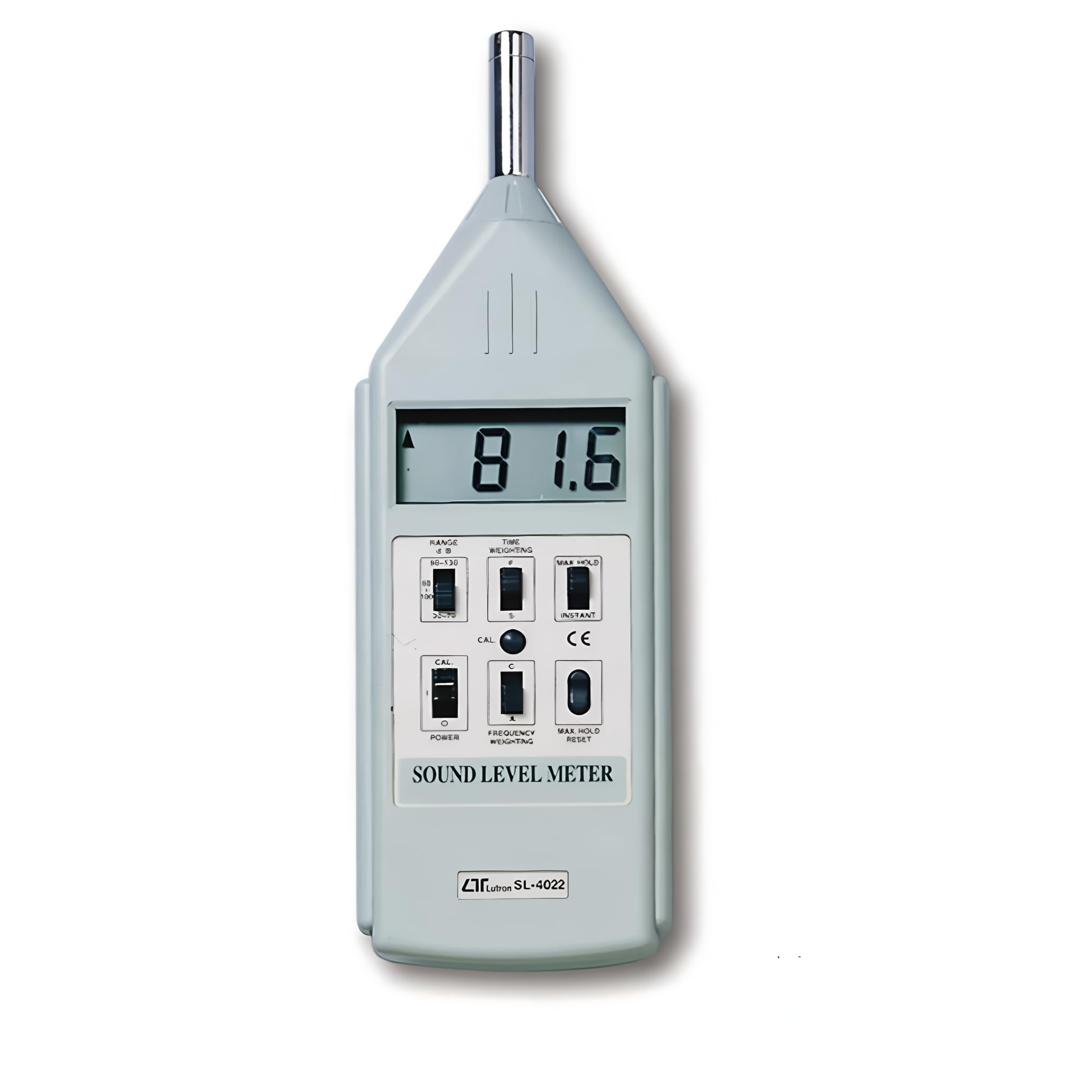 i-POOK SOUND LEVEL METER SL-4022 30 to 130 dB Decibel Meter Tester Noise Meter Auto range Separate probe AC output Memory functions dB Meter Volume Detector Sound Measuring meter made in Taiwan