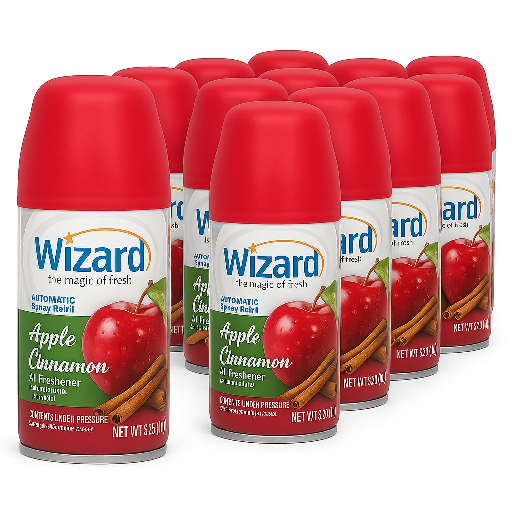Amazon.com: Wizard Automatic Spray Refill – Apple Cinnamon, 5 oz