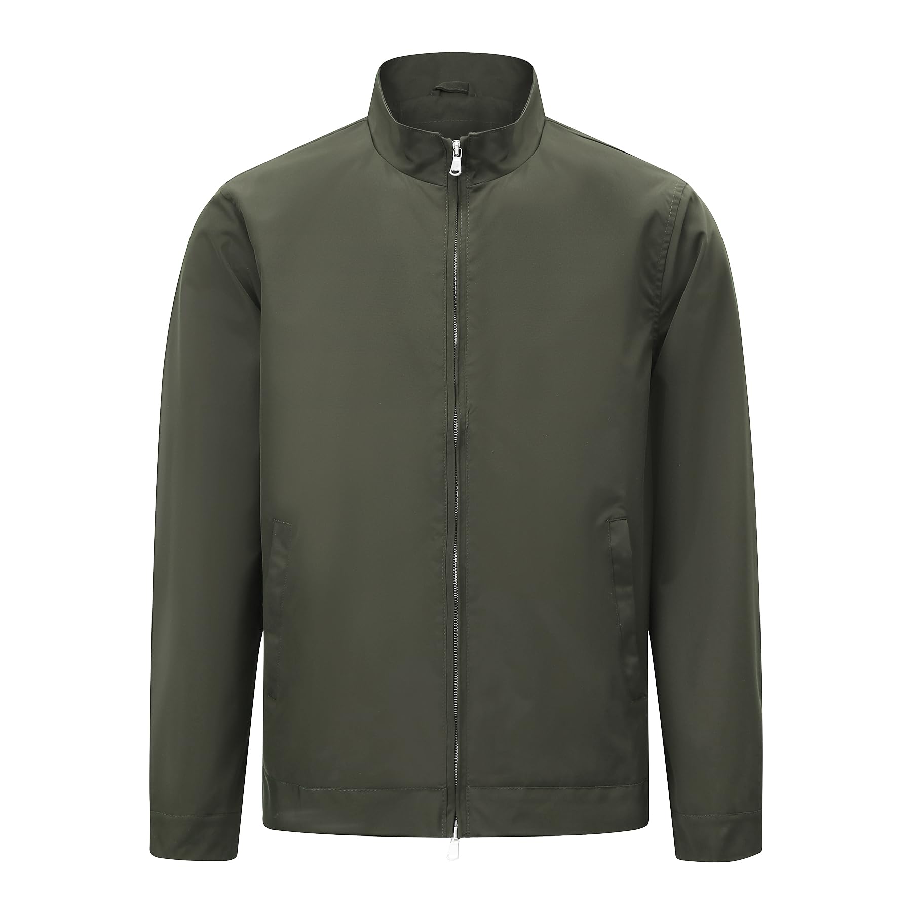 Allthemen Herren Jacke Stekragen Übergangsjacke mit Reißverschluss Bomberjacke Leicht Fliegerjacke Herbst Blousonjacke Freizeit