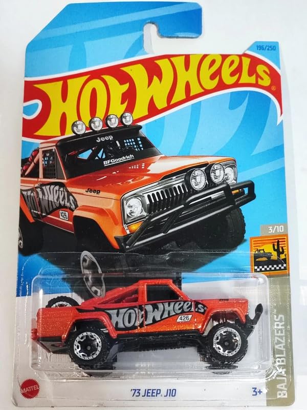 Hot Wheels Baja Blazers 73 Jeep J10 1:64 Scale (Orange) (B0CDH96287) Amazon Price History, Amazon Price Tracker