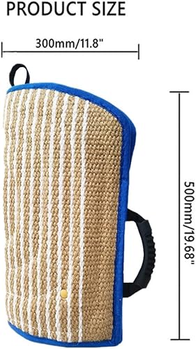 Miniatura 25 de Manga para mordeduras de perro, brazo de entrenamiento, yute, masticable, juguete para K9, trabajo perro, pitbull, pastor alemán, cachorros, perros