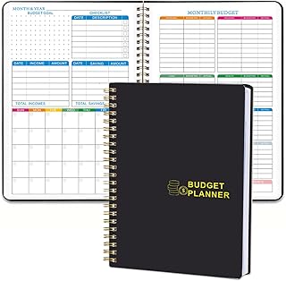 OSYLICT Budget Planner,Monthly Finance Organizer with Expense Tracker Notebook to Manage Your Money Effectively, Undated F...