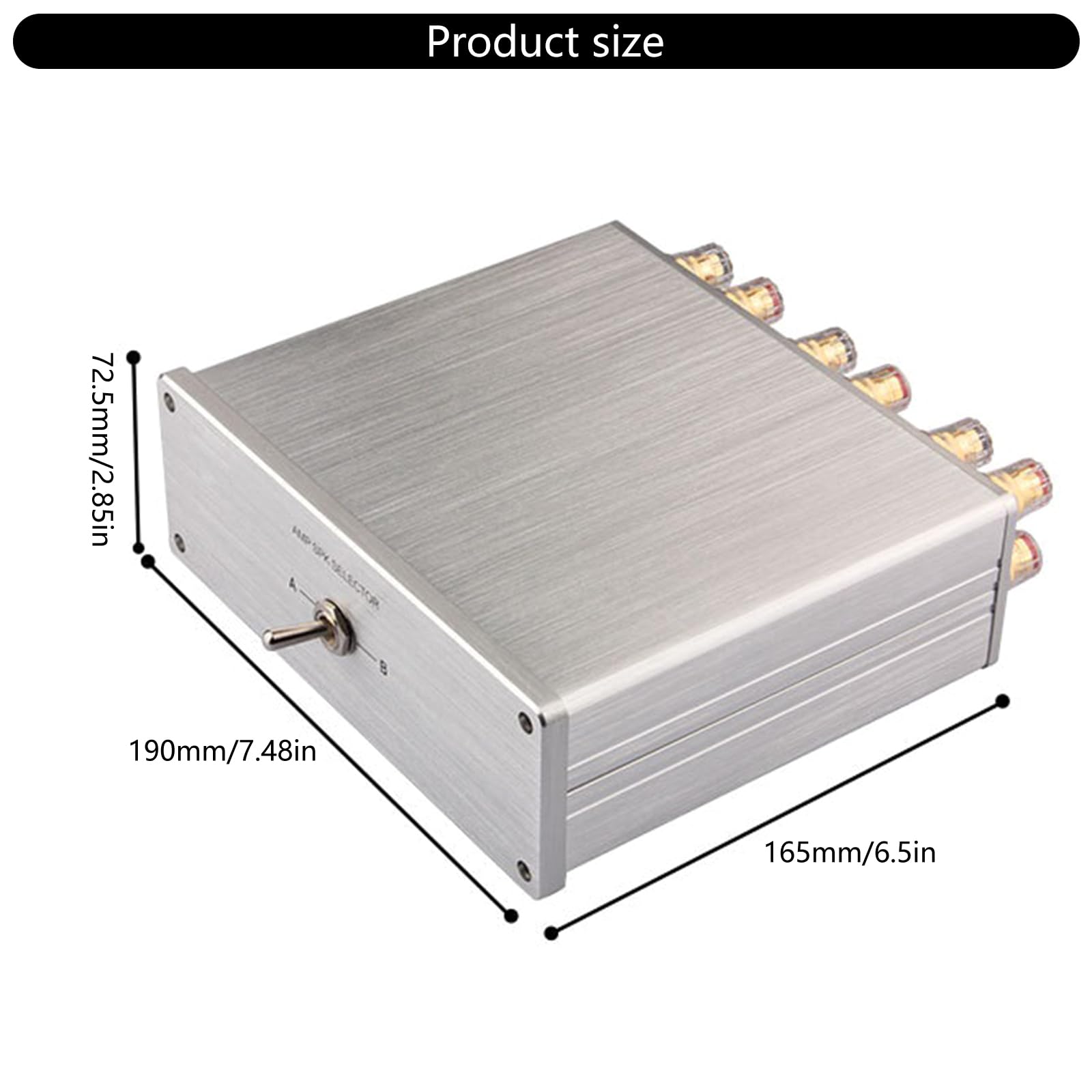 Hifi - Conmutador de sonido 2 en 1 sin pérdidas, amplificadores, altavoces, interruptores, convertidores, interruptores divisores, caja de selectores para amplificadores de sonido Hifi, altavoces