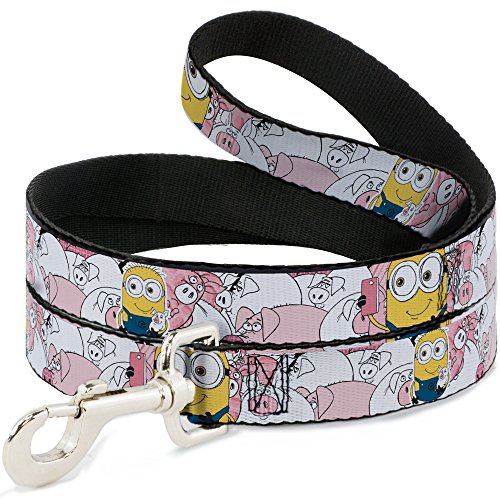 Laisse Buckle Down Minions Collage pour chien résistante et originale - 2
