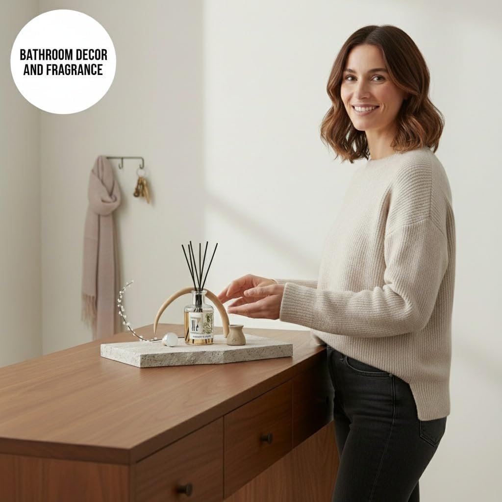 Peony Garden Oil Reed Diffuser | Sweet Floral Scent Essential Oils | Aromatherapy Diffuser & Room Freshener | Home, Bathroom & Office Decor | Housewarming Gift | 6oz