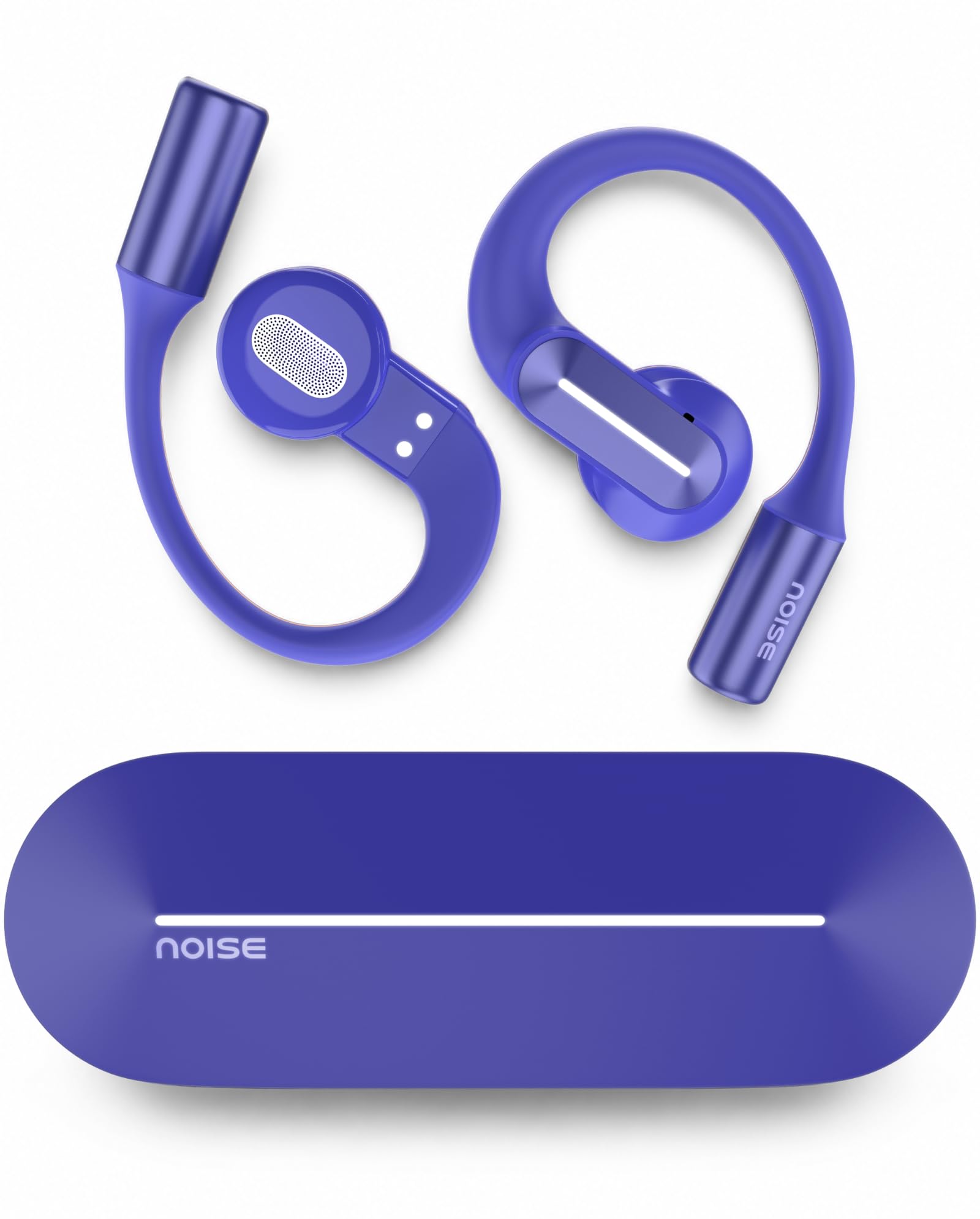 Noise Alt Buds Open Wireless Open-Ear Earbuds (2026), Red Dot Award-Winning Design, Hi-Res LHDC Audio, AI-Powered, Quad Mic ENC, App Support, Up to 35H Playtime, Bluetooth v6.0 (Chosen Blue)