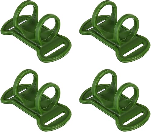 Miniatura 6 de PATIKIL Soporte para linterna, 4 piezas de silicona suave de alta elasticidad, manos libres, soporte de repuesto para linterna exterior, camping,