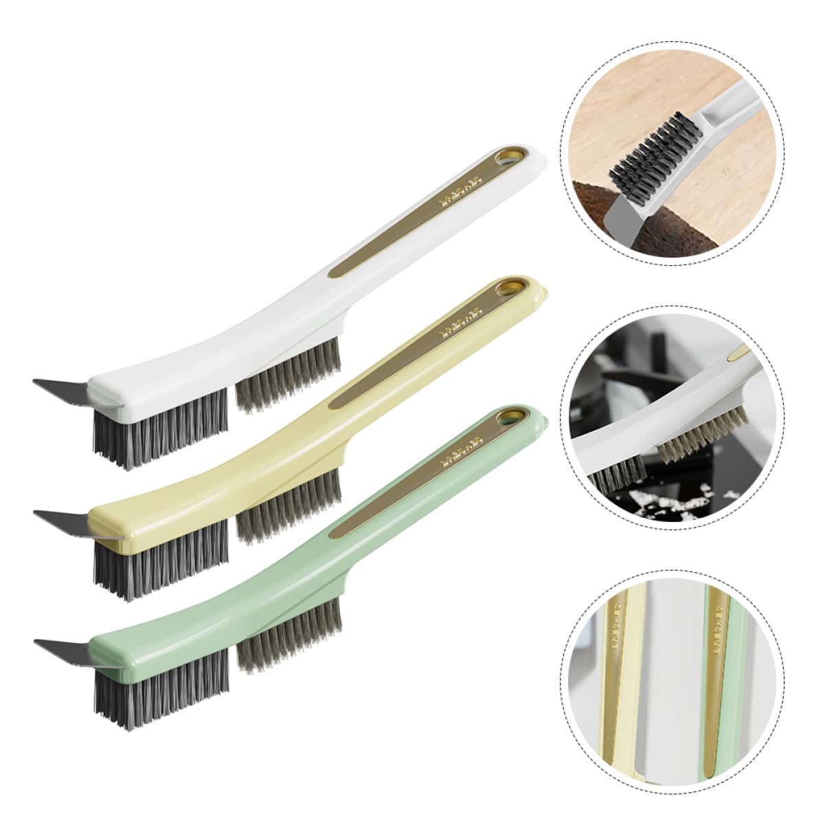 minkissy 12stücke Teiliges Reinigungsbürsten Herd Und Ofen Mit Schaber Und Gap Brush Für Mühelose Reinigung Von Kochfeldern Langlebig Und Ergonomisch Für Einfache Anwendung