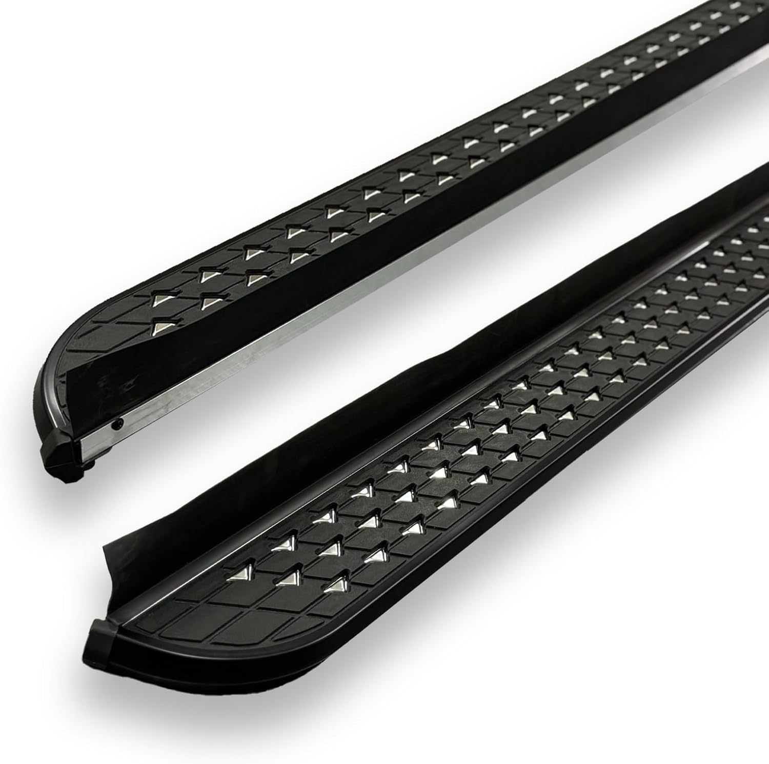 HAYSO 2Pcs Running Boards Side Steps Pedal Nerf Bars Fits KIA Telluride 2020-2025, Black Aluminum Modern Style