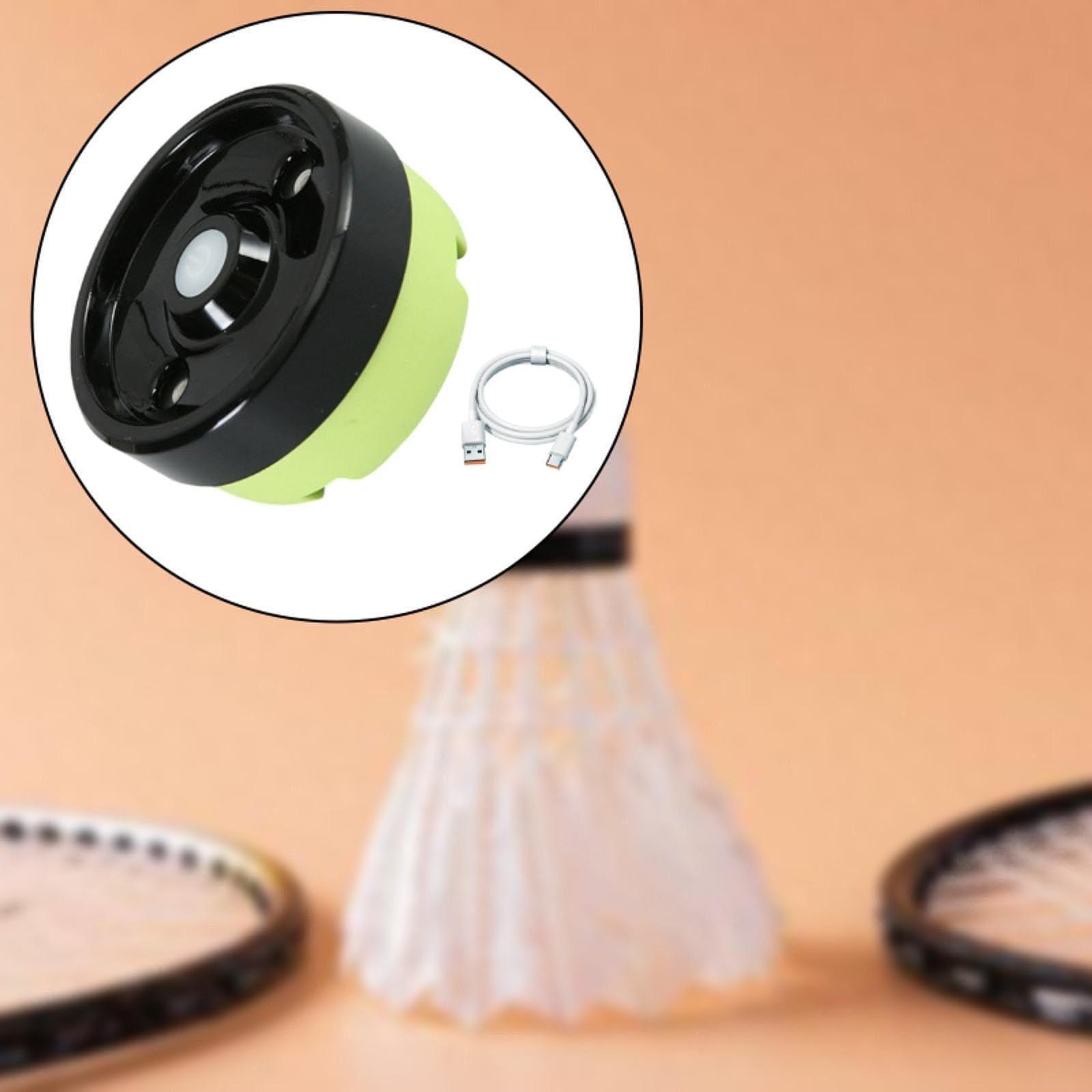 Menolana Badminton Ball Steamer Feather Shuttlecock Humidifier Lightweight Maintenance Moisturizing Birdie Storage Container Top Cover, Black Green