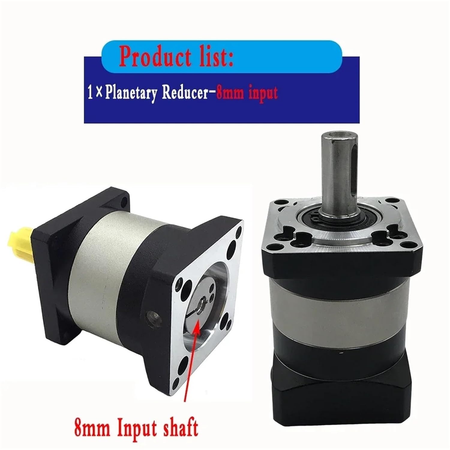 Planetary Gearbox 57 Motor TB6600 Driver Kit Ratio 4~100 14mm Output Nema23 Open Loop/Closed-Loop Stepper Motor Reducer(8mm Input,Ratio 20 to 1)