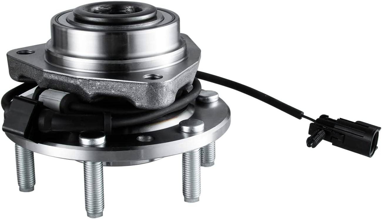 513188 Front Wheel Bearing Hub Assembly Replacement for 2002-2009 Chevy Trailblazer Isuzu Ascender Olds Bravada GMC Envoy Buick Rainier 6 Lugs W/ABS - 2pcs Set