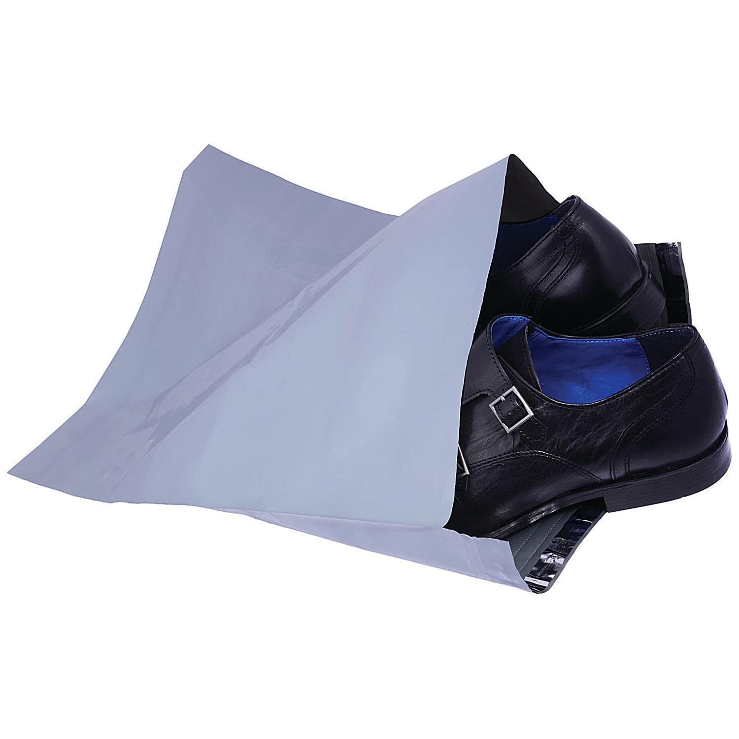 Go Secure Grey Polythene Mailing Bag 335X430mm Opaque (500 Pack)