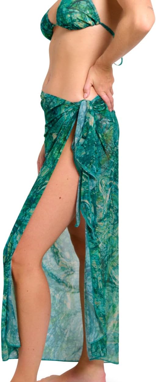 Kiniki Women's Tan Through Beach Sarong (5th Generation)