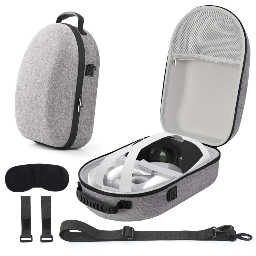 Étui de transport de voyage pour lunettes Quest 3 VR et manettes de casque de jeu