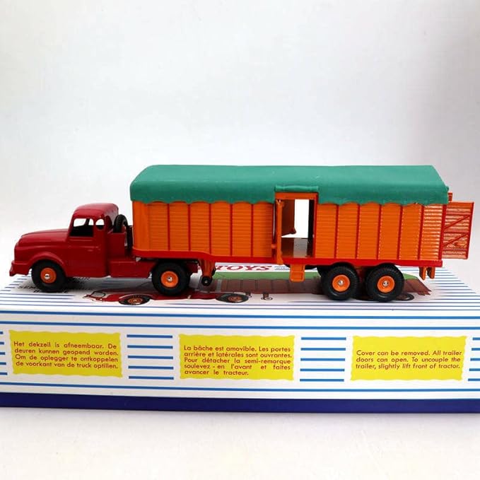 ANCIEN DINKY SUPERTOYS 896 tracteur willème remorque semi baché boite d'origine EUR 65,00