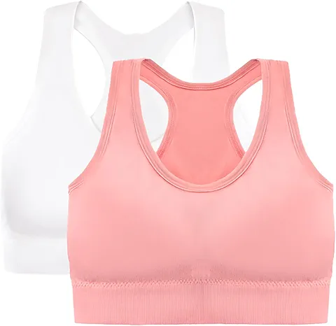 J COLOUR Top Feminino Academia Sutiãs Esportivo Feminino Sem Bojo e Sem Costura, Roupa Íntima de Mod...