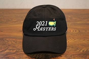 Amazon.co.jp: 2021年 マスターズ 黒 帽子 キャップ 松山英樹