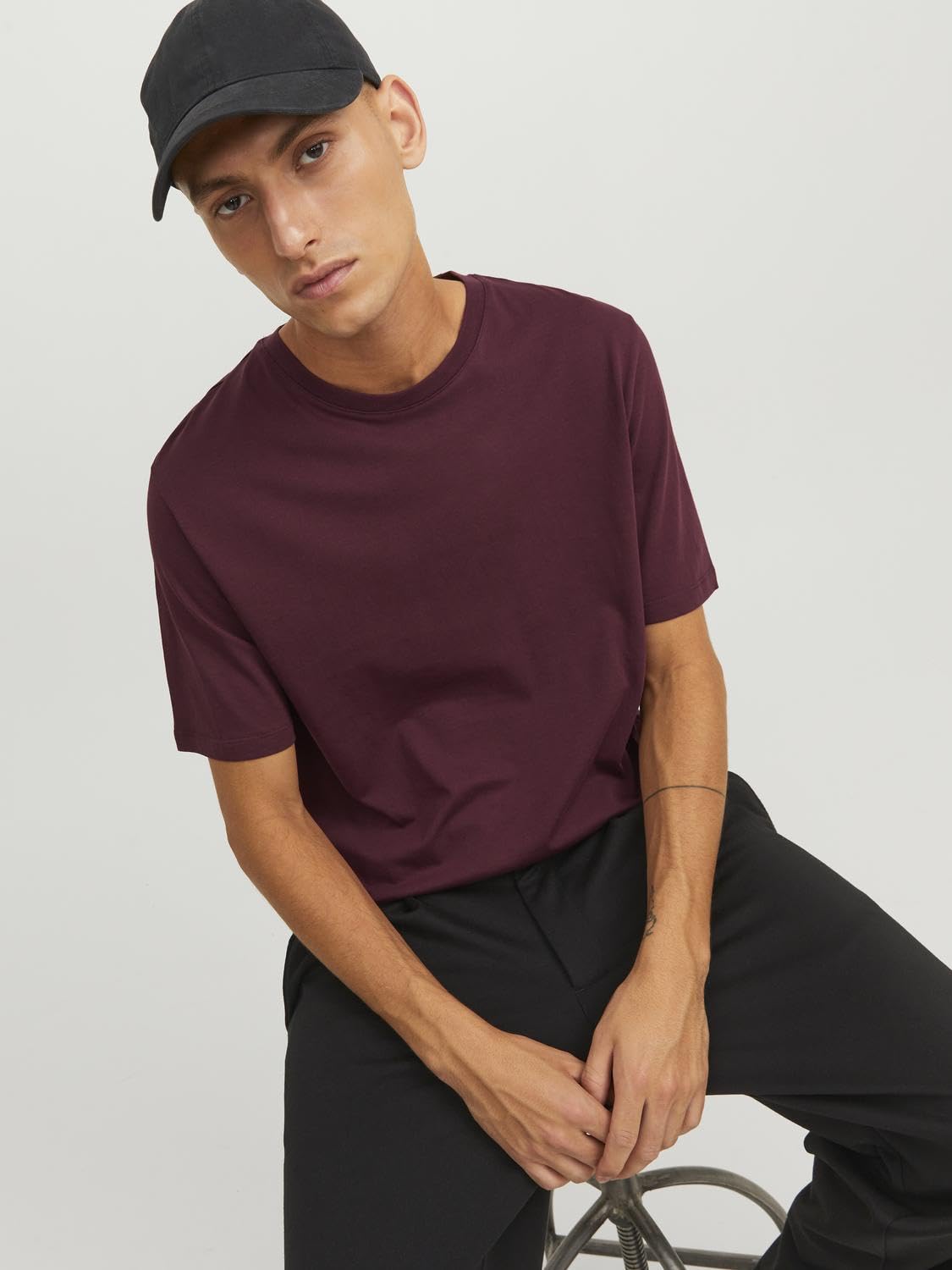 JACK & JONES T-Shirt Plain O-Neck T-Shirt | Camiseta