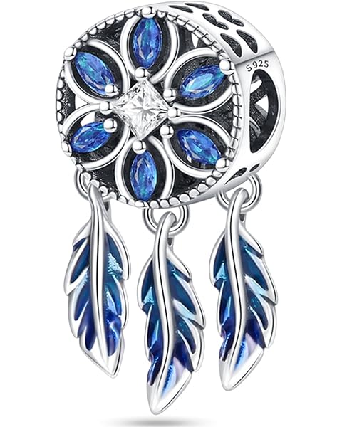 925 sterling silver bracelet necklace pendant, women's jewelry gift, dream catcher ...