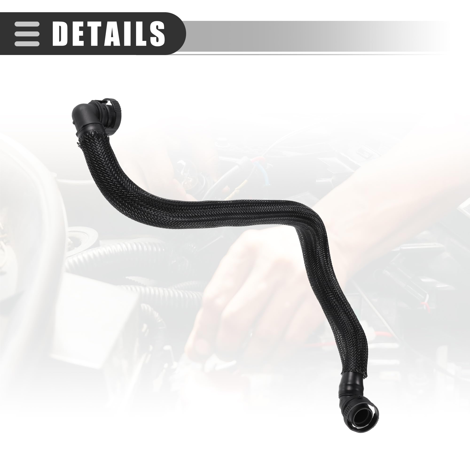 Motoforti Crankcase Vent Hose, for MINI, Plastic, No.11157605186