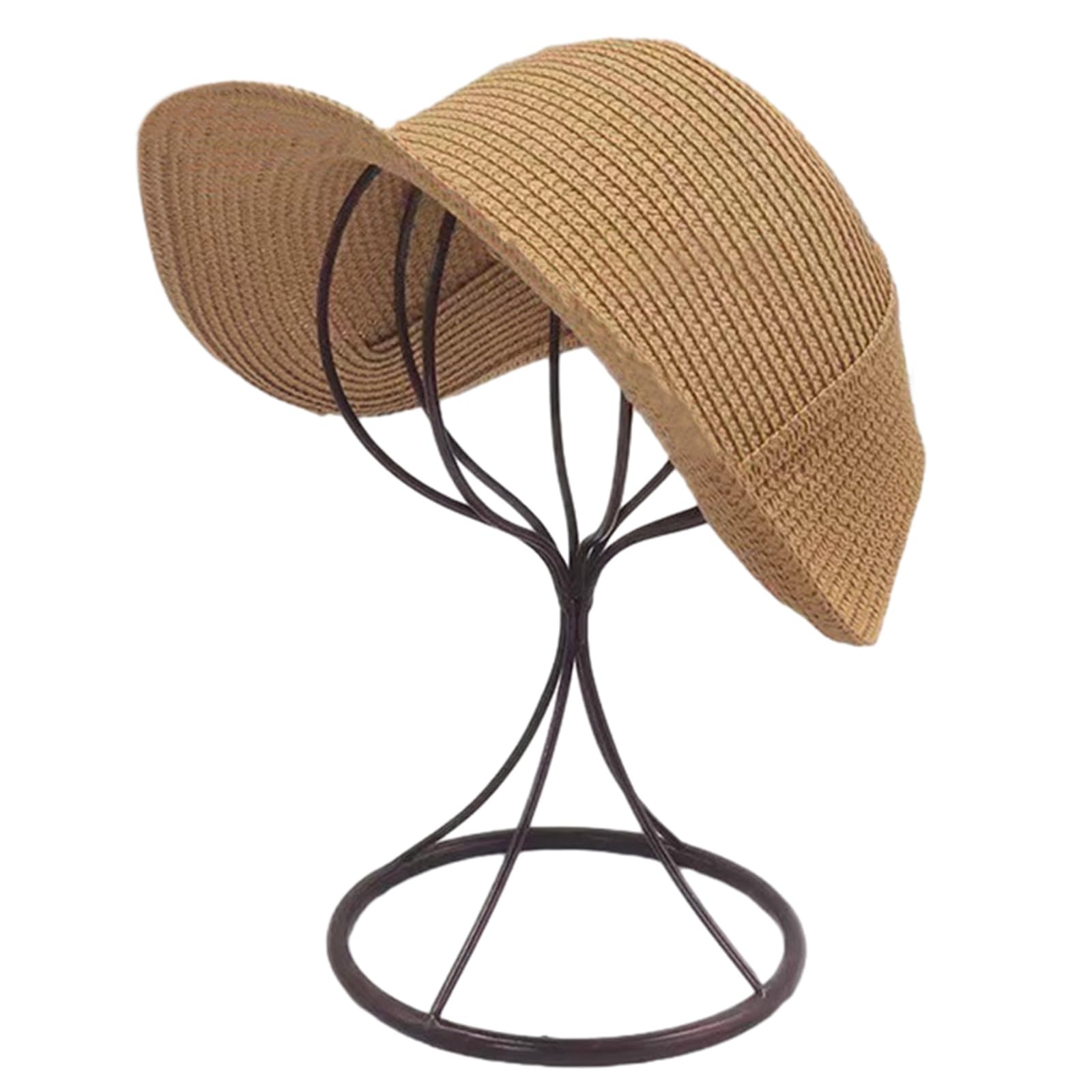 Bottone Unisex Brown Victorian Bonnet Base Hat Versatile Tophat Versatile For Wedding Party For Women Cocktail Tea Party Straw Bonnets For Women