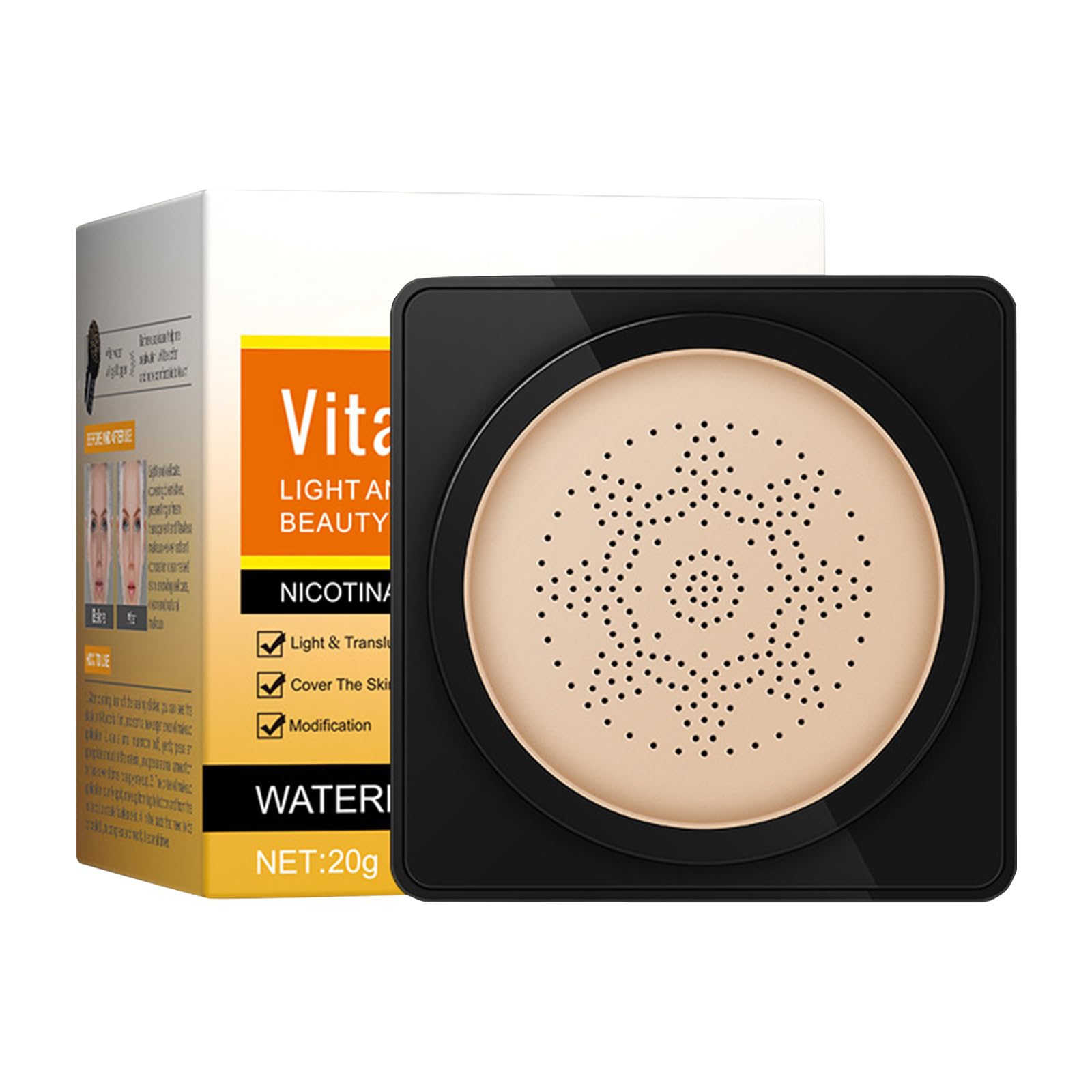 Cushion Foundation Long Lasting Face Makeup Coverage Finish Cushion Foundation for All Skin Types