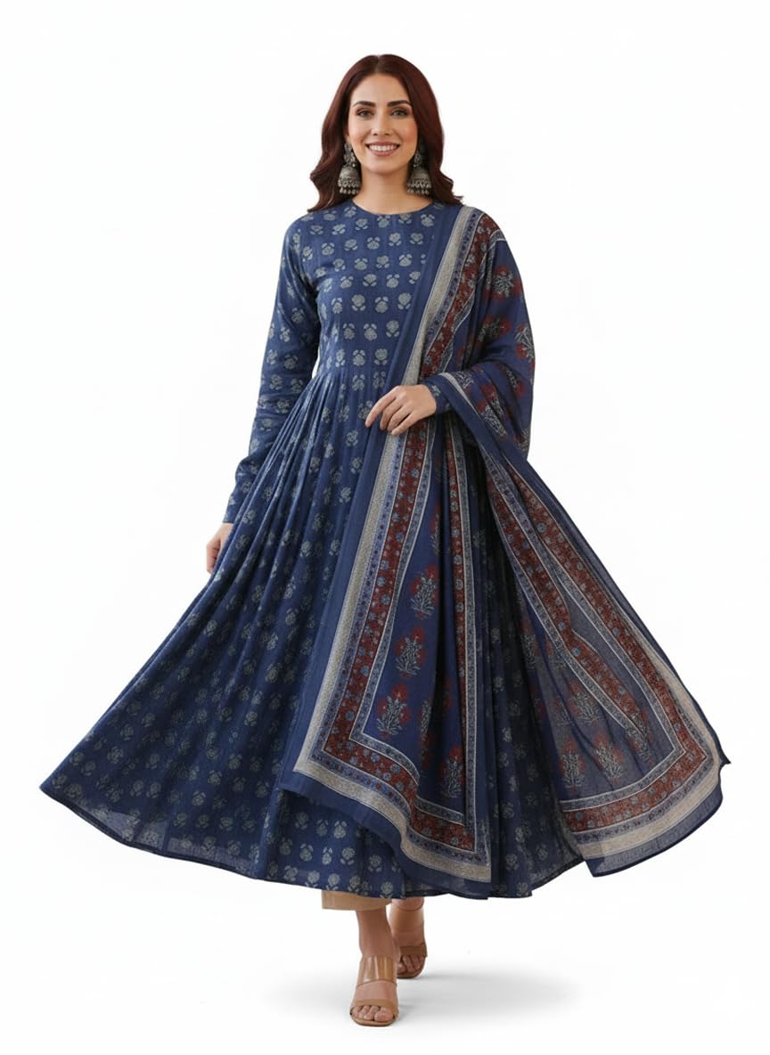 Womens Kurta Pant Dupatta Set-image-49