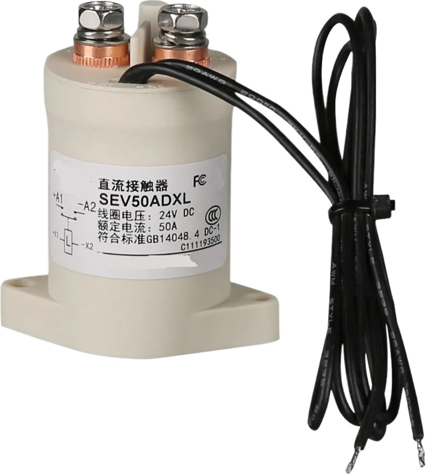 LKPEHTAGN 1000V high Voltage HV 50A Charging Station DC Contactor Direct Current Power Relay SEV50AD SEV50BD(48V,1NC)