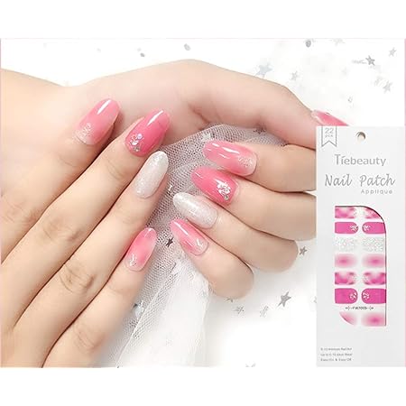 Amazon ネイルシール 損傷のないジ 3d 貼るだけ ネイルステッカー ネイルアート 簡単 人気 上級 可愛い おしゃれ ネイルアクセサリー女性 ネイルラップ Nyame シール ステッカー 通販