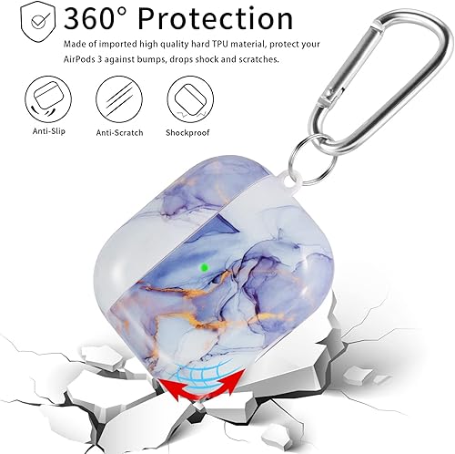 Miniatura 4 de KOREDA Funda compatible con AirPods de 3 generación bonita y elegante funda para AirPods 3 2021 funda protectora a prueba de golpes para niñas