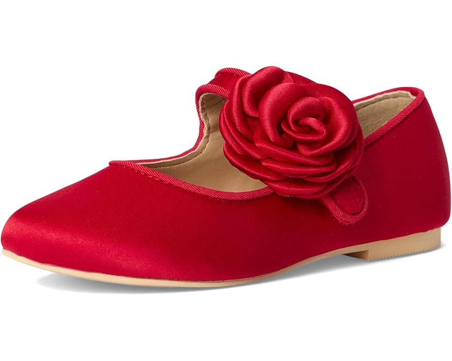 Janie and Jack Rosette Flats (Toddler/Little Kid/Big Kid) - Front View