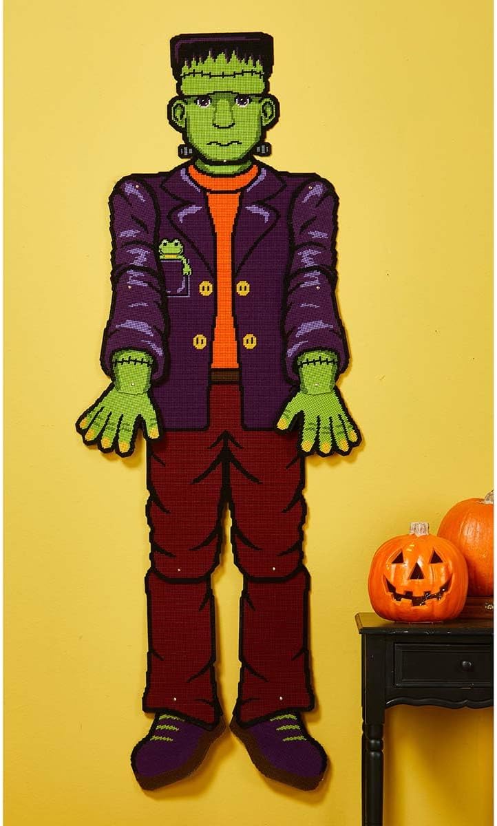 Herrschners Frankie Fun Wall Hanging Plastic Canvas Kit